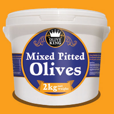 Mixed Pitted Olives