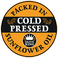 Packed in cold pressed sunflower oil